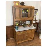 VINTAGE HOOSIER CABINET, HAS BEEN REFINISHED, 40 I
