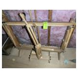 APPEARS TO BE QUILTING RACK PARTS, WOODEN, 41 IN X