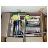 TWO BOXES OF SEWING RELATED BOOKS