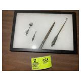 GROUP OF VINTAGE ITEMS, BUTTON HOOKS, LETTER OPENE