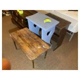 GROUP OF 3 MISC TABLES, 14.5 IN, 21 IN AND 24 IN T