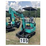 New Unused 2026 CFG Mini Excavator KV16R US EPA la