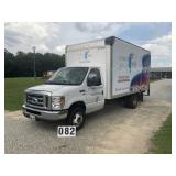 2018 Ford E350 16ft Box Truck, Gas, Rear Ramp, Che