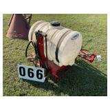 FIMCO 50 gallon 3PT spray tank with 10ft boom