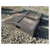 Pair of Rhino plastic car ramps