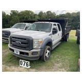 2015 Ford F550 12ft electric dump