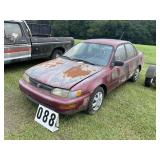 1995 Toyota Corolla D4 Sedan, Title: Yes, Showing: