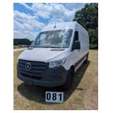 2024 Mercedes Sprinter van, white, diesel, storage