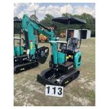 New Unused 2026 CFG Mini Excavator KT13R US EPA La