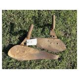 Pair of hilling blades