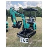 New Unused 2026 CFG Mini Excavator KT13R US EPA La
