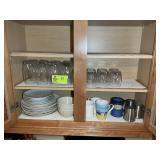 GROUP OF DISHES, STUDIO, NOVA, DRINKING GLASSES, C