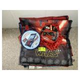 PAIR OF CHILDREN'S CAMPING SLEEPING BAGS, SPIDER-M