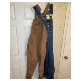 PAIR OF OVERALLS SIZE 34 X 30