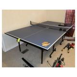 STIGA PING PONG TABLE WITH ACCESSORIES, 60 IN X 10