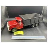 BUDDY L 10 WHEEL WOODEN GRAIN TRUCK, CUSTOM, RED A