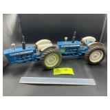 CUSTOM ERTL DUAL FORD 4000, CUSTOM, REPAINT BLUE