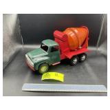 BUDDY L CAB STRUCTO MIXER BODY TRUCK, RED, GREEN A