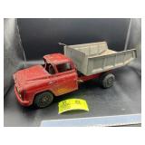 LUMAR 1955 CHEVY DUMP RED AND GRAY, RUSTY ORIGINAL