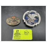 GROUP INCLUDING NRA GOLDEN EAGLES BELT BUCKLE AND