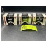 3 BOXES OF FEDERAL AMMUNITION 325 ROUNDS PER BOX,