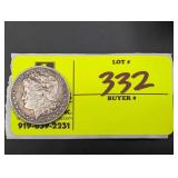 MORGAN SILVER DOLLAR, 1896, MINT MARK O