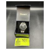 STAUER COMPENDIUM HYBRID WRIST WATCH, WITH ORIGINA