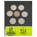 GROUP OF 7, 1979 SUSAN B. ANTHONY DOLLAR COINS, 6X