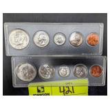 PAIR OF, 1964, UNITED STATES PROOF OR UNCIRCULATED
