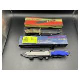 GROUP INCLUDING, TAC XTREME KNIFE, 12 IN FIXED BLA