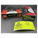 2 BOXES 50 ROUNDS EACH, FEDERAL AMMUNITION .9MM LU