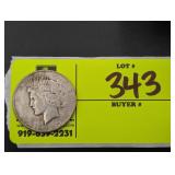 PEACE DOLLAR, 1923, MINT MARK S