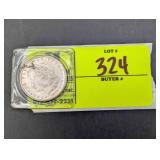 MORGAN SILVER DOLLAR, 1885, MINT MARK CC
