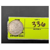 MORGAN SILVER DOLLAR, 1921, NO MINT MARK