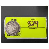 MORGAN SILVER DOLLAR, 1889, MINT MARK O