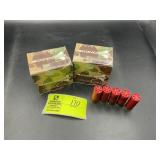 GROUP 20 GA SHOT GUN SHELLS, 8 SHOT, AND 5 ROUNDS