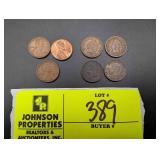 GROUP INCLUDING, WHEAT BACK PENNIES, AND INDIAN HE