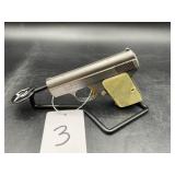 BAUER AUTOMATIC .25 CAL PISTOL, SN 12022, 2 IN BAR