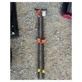 PAIR OF 48 IN PIPE CLAMPS