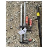 PAIR OF 18 IN BAR CLAMPS