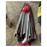 GROUP OF ZIPWALL POLES
