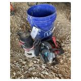 GROUP INCLUDING LOWES BUCKET, SKIL 7 1/4IN CIRCULA