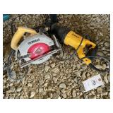DEWALT POWER TOOLS, CIRCULAR SAW DW368 AND SAWS AL
