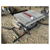 PORTER CABLE 10 IN PORTABLE TABLE SAW WITH ROLLING