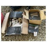 GROUP OF PNEUMATIC NAIL GUN NAILS, COLLATED ROOFIN