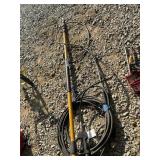 TELESCOPING PRESSURE WASHER WAND APPROX 23 FT, HOS