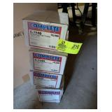 GROUP OF 4 BOXES OF COMPLETE CROWN STAPLES, 3 BOXE