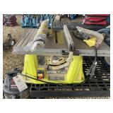 RYOBI 10 IN TABLE SAW WITH STAND, MODEL RTS10G