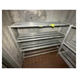 ALUMINUM DUNNAGE RACK, 6 FT X 20 IN X 5 FT, FAB X