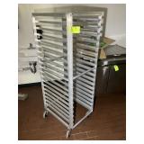 METAL ROLLING BAKERS/COOLING RACK, 20 IN X 27 IN X